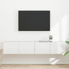 TV-seinäkaappi 2 osaa 60 x 31 x 29.5 cm Kiiltävä Valkoinen
