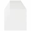 TV-seinäkaappi 2 osaa 60 x 31 x 29.5 cm Kiiltävä Valkoinen