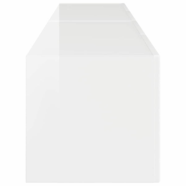 TV-seinäkaappi 2 osaa 60 x 31 x 29.5 cm Kiiltävä Valkoinen