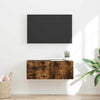 TV-seinäkaappi 60 x 31 x 29.5 cm Savupähkinä Tekninen puu