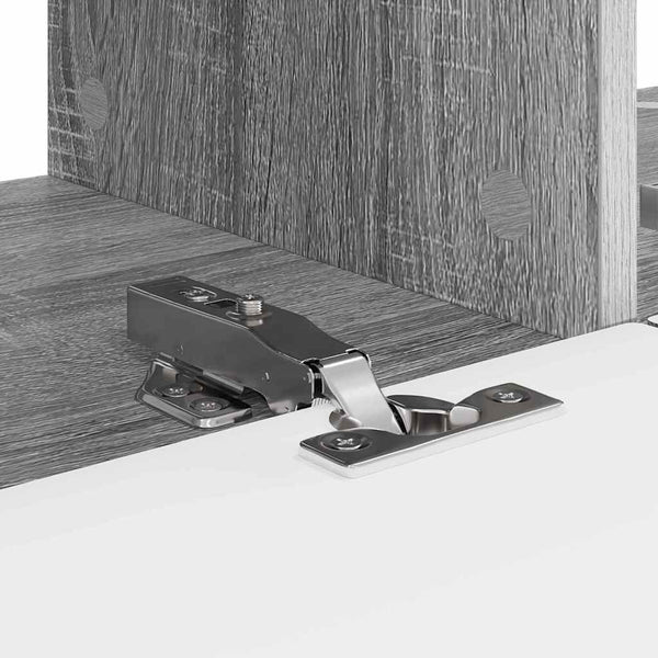 TV-seinäkaappi 2 osaa Harmaa Sonoma 60 x 31 x 29.5 cm