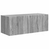 TV-seinäkaappi 2 osaa Harmaa Sonoma 60 x 31 x 29.5 cm