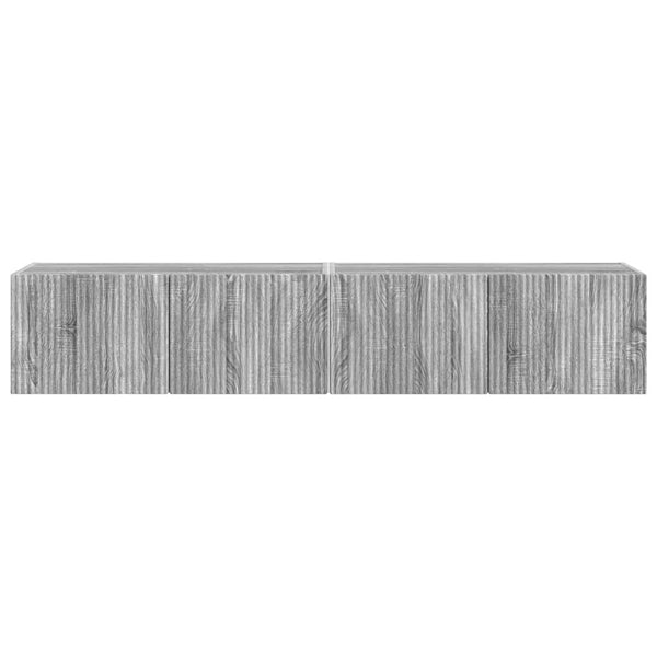 TV-seinäkaappi 2 osaa Harmaa Sonoma 60 x 31 x 29.5 cm