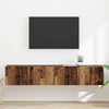TV-seinäkaappi 2 kpl Tekninen puu Vanha Puu 60 x 31 x 29.5 cm