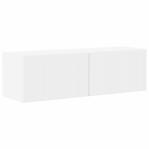 Valkoinen TV-seinäkaappi 2 osaa 60 x 31 x 29.5 cm Tekninen puu