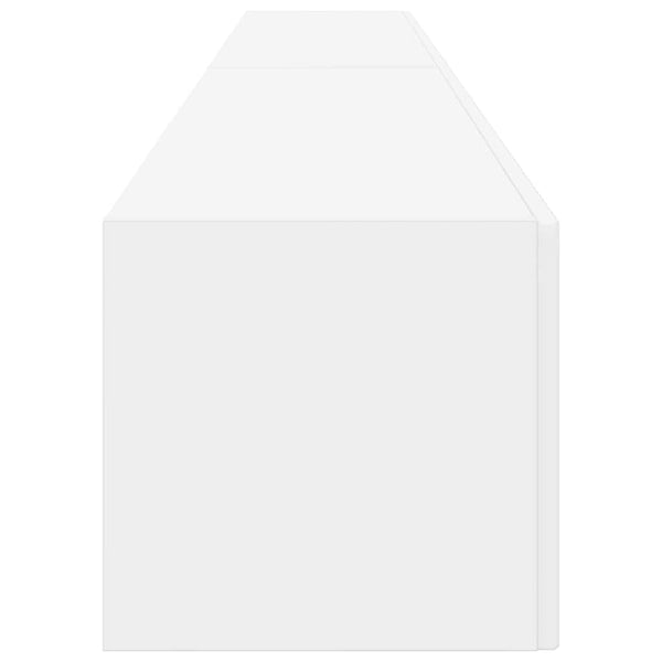 Valkoinen TV-seinäkaappi 2 osaa 60 x 31 x 29.5 cm Tekninen puu