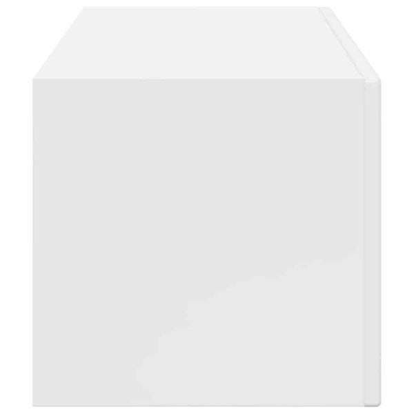 Kiiltävä Valkoinen TV-seinäkaappi 60 x 31 x 29.5 cm