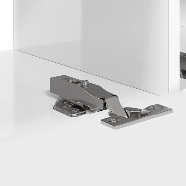 Kiiltävä Valkoinen TV-seinäkaappi 2 kpl 60 x 31 x 29.5 cm