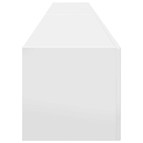 Kiiltävä Valkoinen TV-seinäkaappi 2 kpl 60 x 31 x 29.5 cm