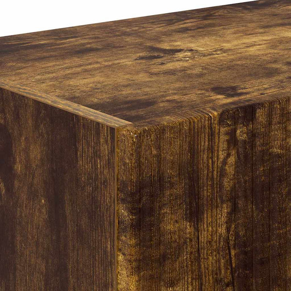 Savupähkinä TV-seinäkaappi 2 kpl 60 x 31 x 29.5 cm Tekninen puu