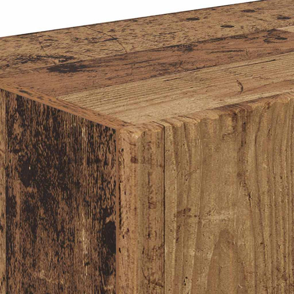 Vanha Puu TV-seinäkaappi 2 kpl 60 x 31 x 29.5 cm Tekninen puu