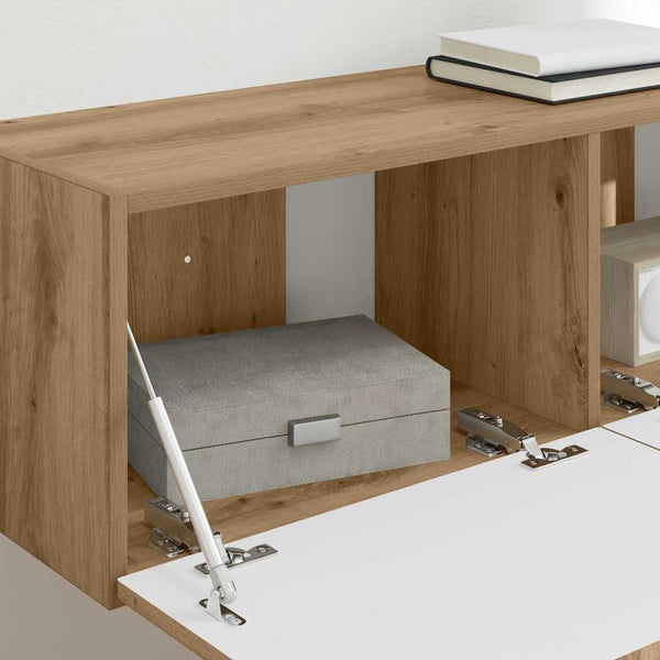 Taidekoivu TV-seinäkaappi 2 kpl 60 x 31 x 29.5 cm Tekninen puu