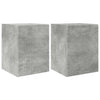 TV-seinäkaappi 2 pcs Betoni 30 x 31 x 40 cm Tekninen puu