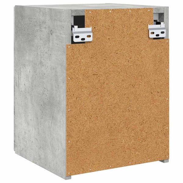 TV-seinäkaappi 2 pcs Betoni 30 x 31 x 40 cm Tekninen puu