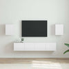 TV-seinäkaappi 2 pcs Kiiltävä Valkoinen 30 x 31 x 40 cm