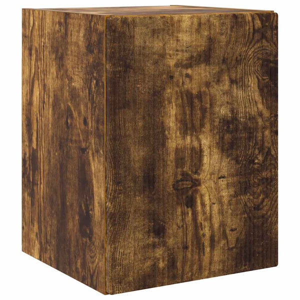 TV-seinäkaappi 2 pcs Savupähkinä 30 x 31 x 40 cm Tekninen puu