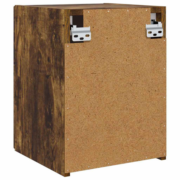 TV-seinäkaappi 2 pcs Savupähkinä 30 x 31 x 40 cm Tekninen puu
