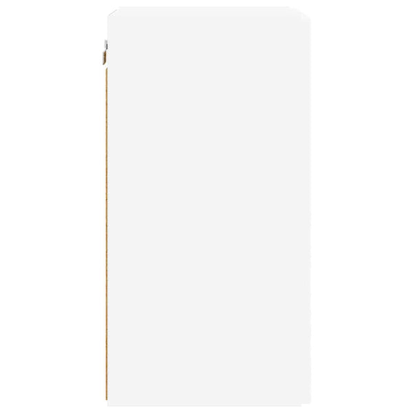 TV-seinäkaappi 2 pcs Valkoinen 30 x 31 x 60 cm Tekninen puu