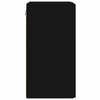 TV-seinäkaappi 2 pcs Musta 30 x 31 x 60 cm Tekninen puu