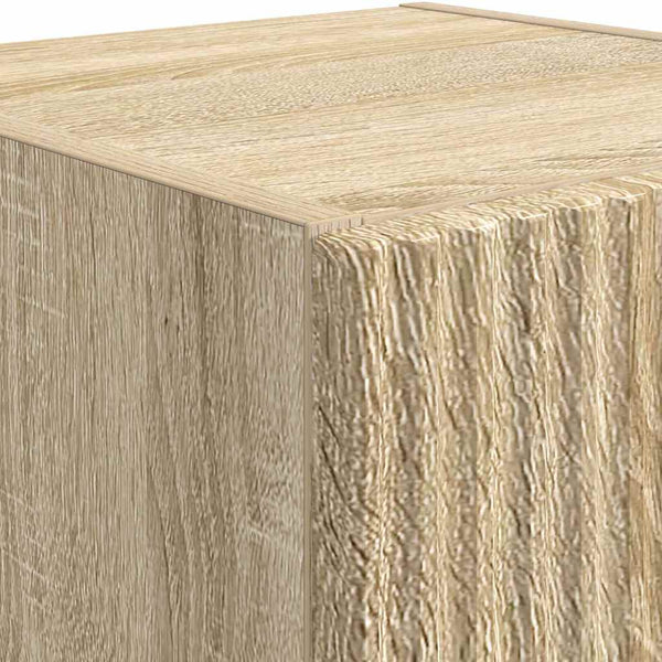 TV-seinäkaappi 2 pcs Sonoma 30 x 31 x 60 cm Tekninen puu