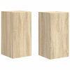 TV-seinäkaappi 2 pcs Sonoma 30 x 31 x 60 cm Tekninen puu