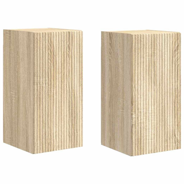 TV-seinäkaappi 2 pcs Sonoma 30 x 31 x 60 cm Tekninen puu
