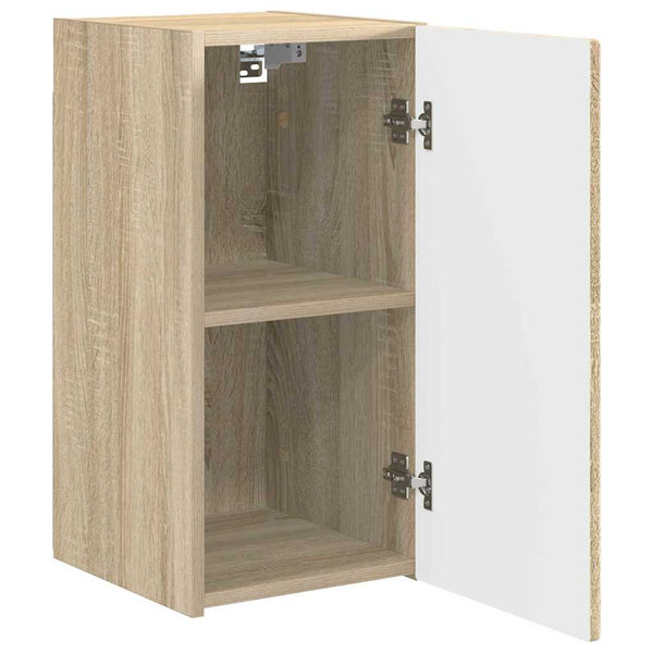TV-seinäkaappi 2 pcs Sonoma 30 x 31 x 60 cm Tekninen puu
