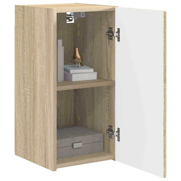 TV-seinäkaappi 2 pcs Sonoma 30 x 31 x 60 cm Tekninen puu