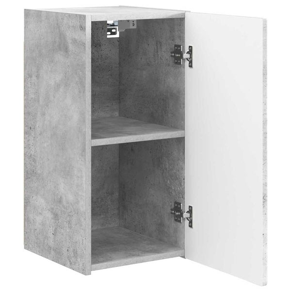 TV-seinäkaappi 2 pcs Betoni 30 x 31 x 60 cm Tekninen puu