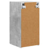 TV-seinäkaappi 2 pcs Betoni 30 x 31 x 60 cm Tekninen puu