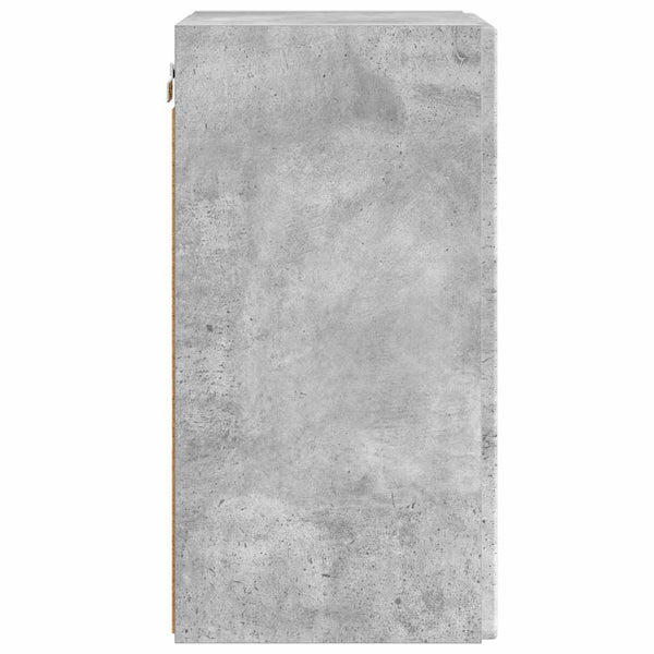 TV-seinäkaappi 2 pcs Betoni 30 x 31 x 60 cm Tekninen puu