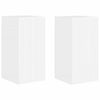 TV-seinäkaappi 2 pcs Kiiltävä Valkoinen 30 x 31 x 60 cm