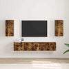 TV-seinäkaappi 2 pcs Savupähkinä 30 x 31 x 60 cm Tekninen puu