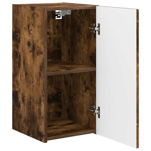TV-seinäkaappi 2 pcs Savupähkinä 30 x 31 x 60 cm Tekninen puu