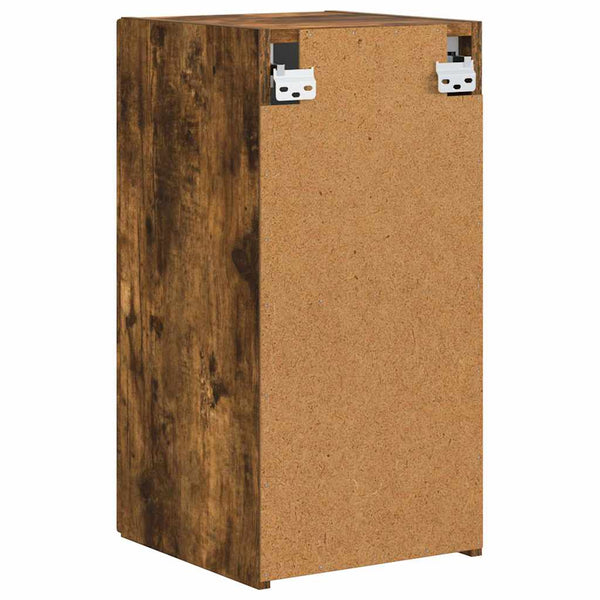 TV-seinäkaappi 2 pcs Savupähkinä 30 x 31 x 60 cm Tekninen puu