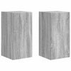 TV-seinäkaappi 2 pcs Harmaa Sonoma 30 x 31 x 60 cm Tekninen puu