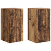 TV-seinäkaappi 2 pcs Vanha Puu 30 x 31 x 60 cm Tekninen puu