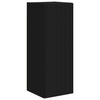TV-seinäkaappi 2 pcs Musta 30 x 31 x 80 cm Tekninen puu