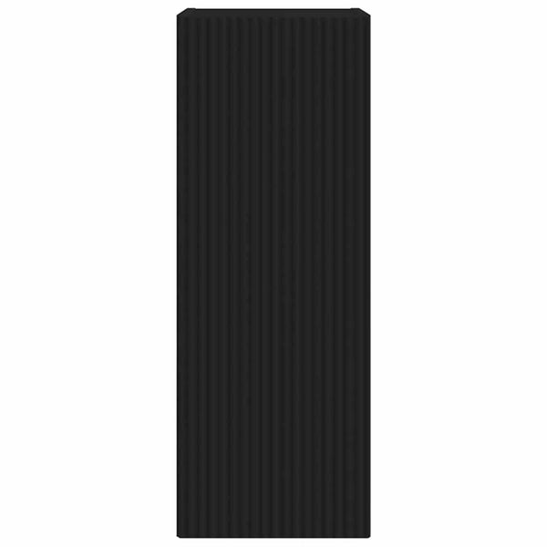 TV-seinäkaappi 2 pcs Musta 30 x 31 x 80 cm Tekninen puu