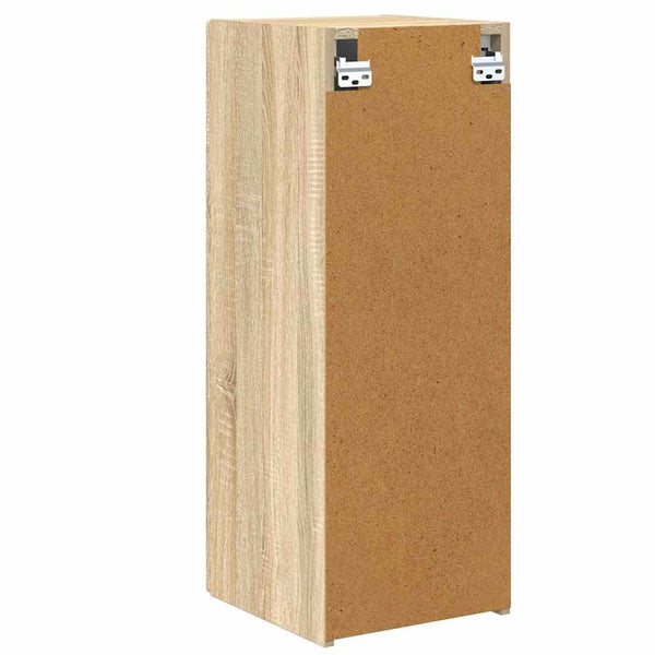 TV-seinäkaappi 2 pcs Sonoma 30 x 31 x 80 cm Tekninen puu