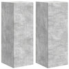 TV-seinäkaappi 2 pcs Betoni 30 x 31 x 80 cm Tekninen puu