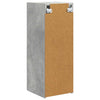 TV-seinäkaappi 2 pcs Betoni 30 x 31 x 80 cm Tekninen puu