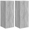 TV-seinäkaappi 2 pcs Harmaa Sonoma 30 x 31 x 80 cm Tekninen puu