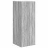 TV-seinäkaappi 2 pcs Harmaa Sonoma 30 x 31 x 80 cm Tekninen puu
