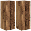 TV-seinäkaappi 2 pcs Vanha Puu 30 x 31 x 80 cm Tekninen puu