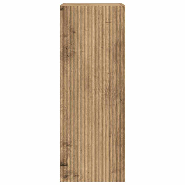 TV-seinäkaappi 2 pcs Taidekoivu 30 x 31 x 80 cm Tekninen puu
