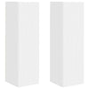 TV-seinäkaappi 2 pcs Valkoinen 30 x 31 x 100 cm Tekninen puu