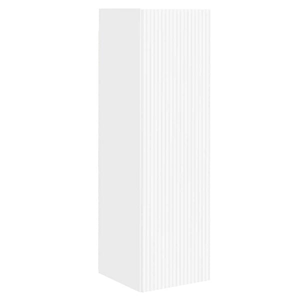 TV-seinäkaappi 2 pcs Valkoinen 30 x 31 x 100 cm Tekninen puu
