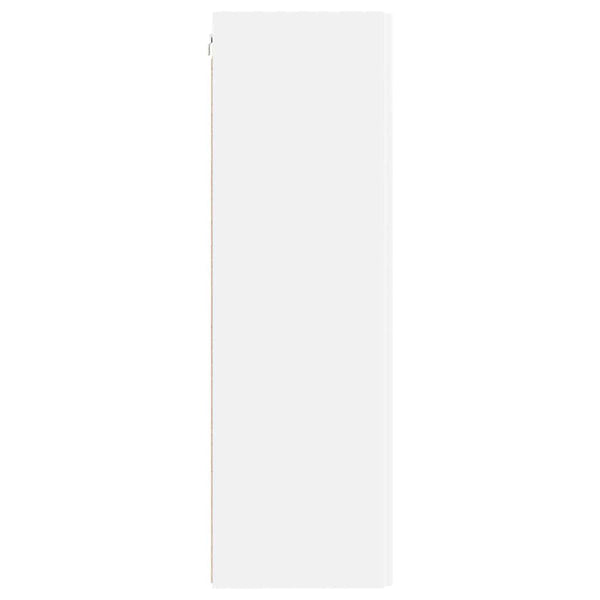 TV-seinäkaappi 2 pcs Valkoinen 30 x 31 x 100 cm Tekninen puu