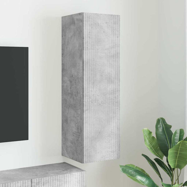 TV-seinäkaappi Betoni 30 x 31 x 100 cm Tekninen puu